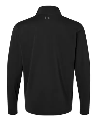 Under Armour Under Armour Men's Drive Quarter-Zip Pullover in Black/ Castlerock, back view