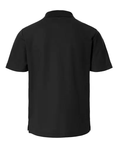 CORE365 CORE365 Youth Resolve CVC Performance Pique Polo in Black, back view