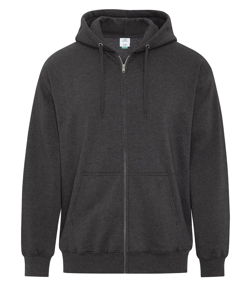 ATC™ Earth Wash® ATC™ EARTH WASH® TOURBILLON FLEECE FULL ZIP HOODIE — Earth Black