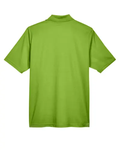 CORE365 CORE365 Men's Origin Performance Piqué Polo in Acid Green, back view