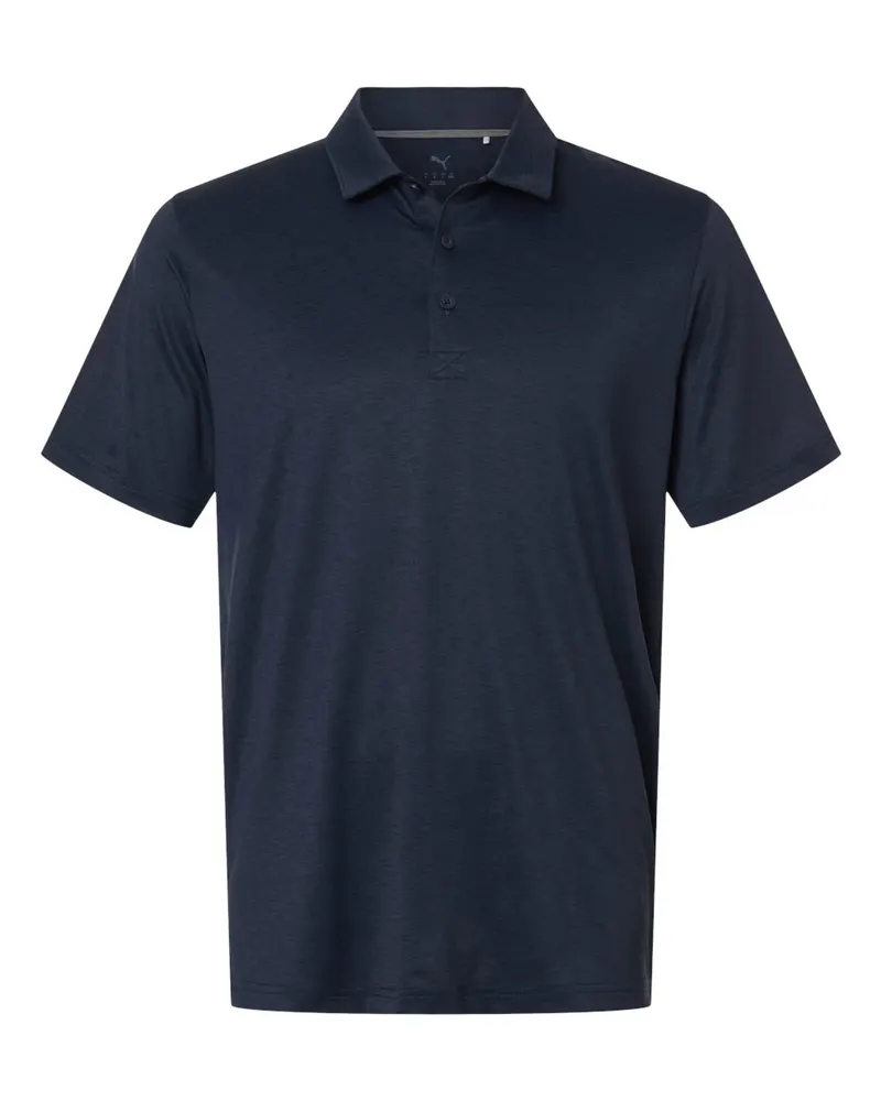 Puma Golf Puma Golf Men's Icon Heather Polo 2.0 — Deep Navy Heather