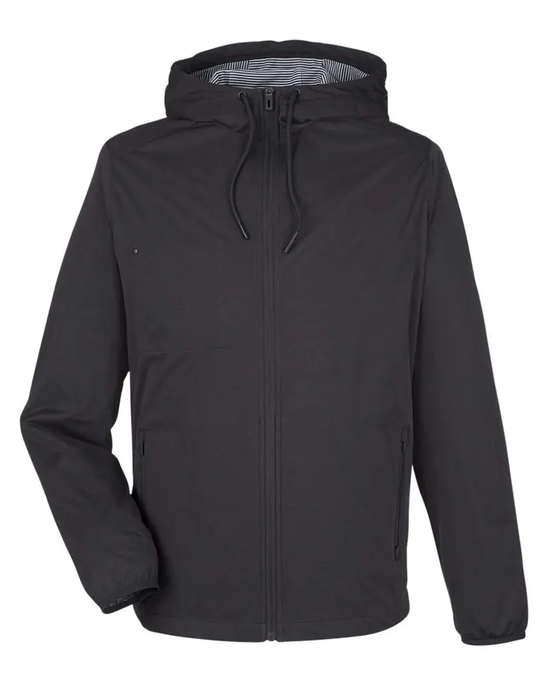 North End North End Men's Network Lightweight Jacket — Black Heather