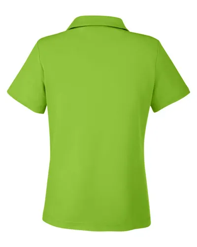 CORE365 CORE365 Women's Fusion ChromaSoft™ Pique Polo in Acid Green, back view