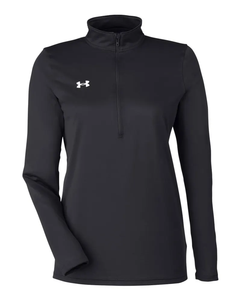 Under Armour Under Armour Women's Team Tech™ Half-Zip Pullover — Black/ White