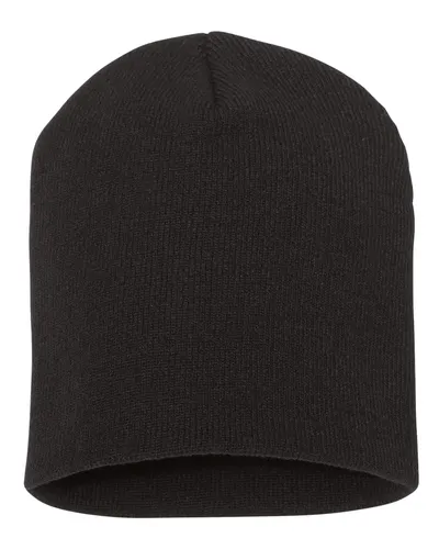 YP Classics YP Classics 8 1/2" Beanie in Black, front view