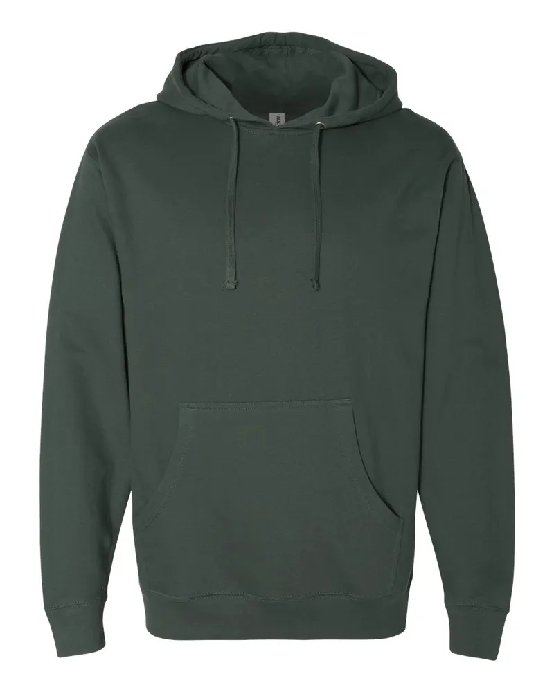 Independent Trading Co. Independent Trading Co. Unisex Midweight Hooded Sweatshirt — Alpine Green