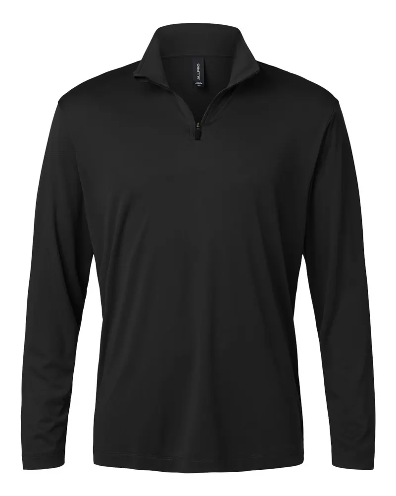 AllPro AllPro Men's Pro-Lock Performance Quarter-Zip Pullover — Black