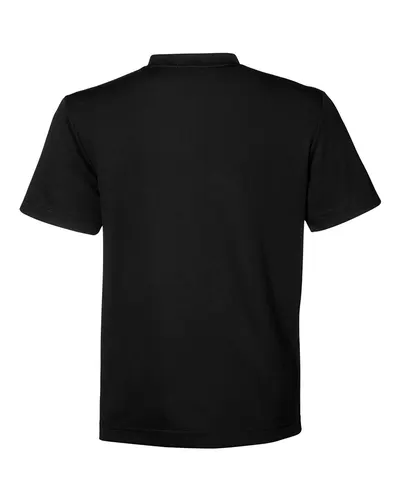 Team 365 Team 365 Youth Zone Performance Mesh T-Shirt in Black, back view
