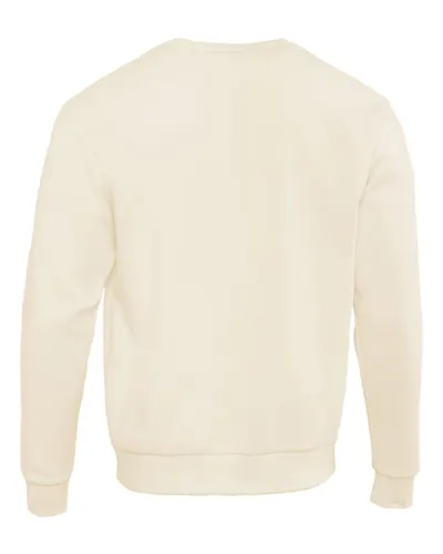 Next Level Next Level Unisex Santa Barbara Crewneck Sweatshirt in Natural, back view