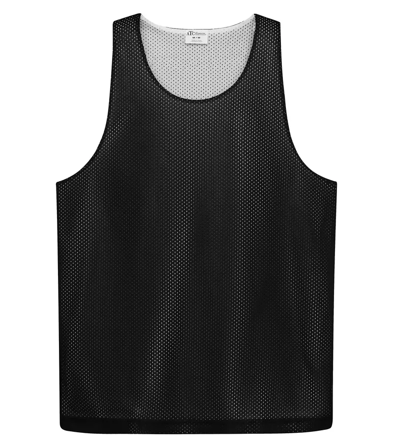 ATC™ ATC™ PRO CLUB REVERSIBLE MESH TANK TOP — Black/White