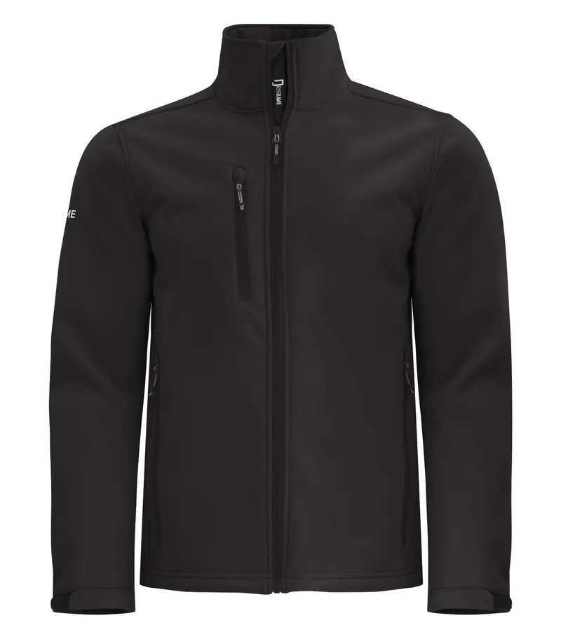 DryFrame® DRYFRAME® STRATA TECH WATER REPELLENT SOFT SHELL JACKET — Black
