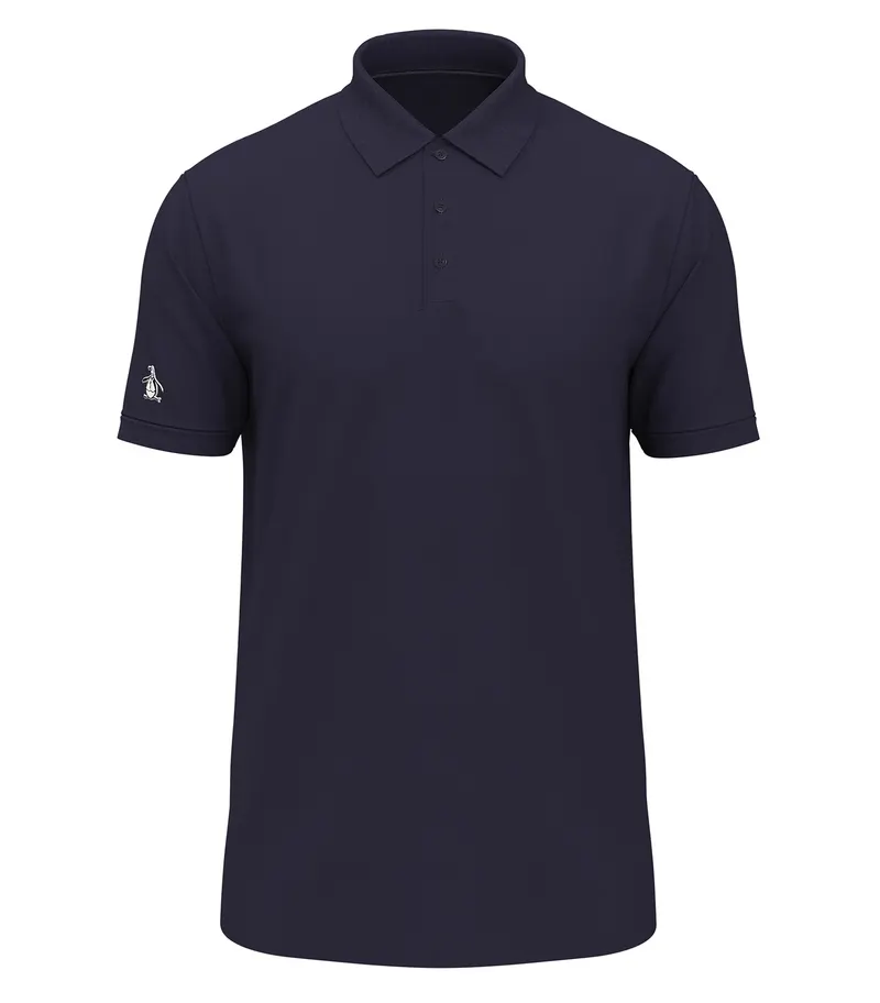 Original Penguin® ORIGINAL PENGUIN® SOLID POLO — Black Iris Blue