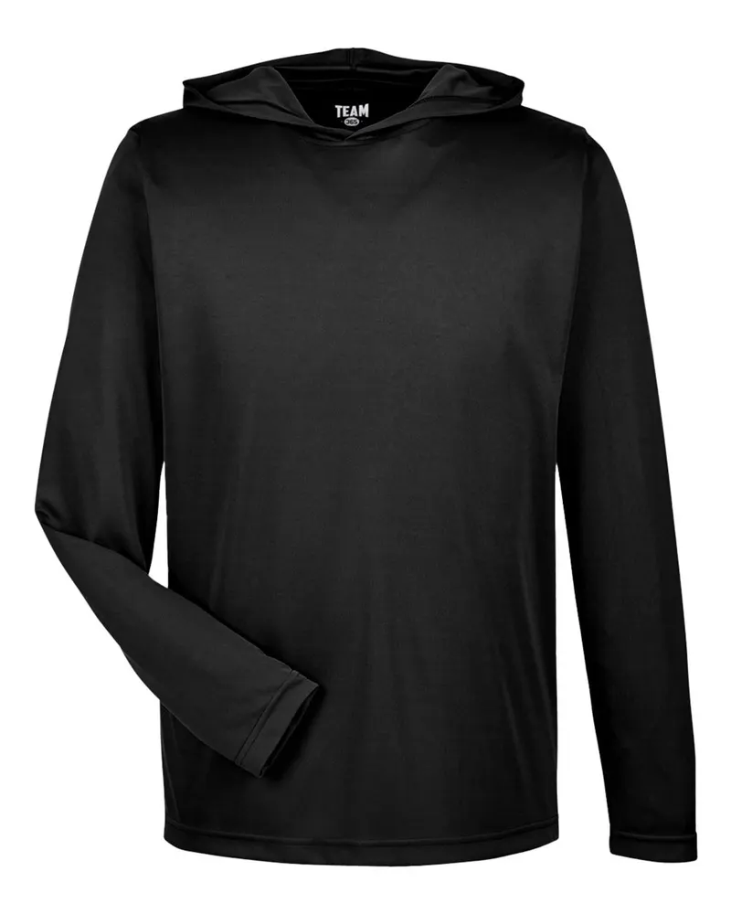 Team 365 Team 365 Men's Zone Performance Hooded T-Shirt — Black