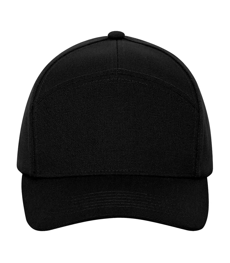 ATC WeRK™ ATC WeRK™ CANVAS 7-PANEL SNAPBACK CAP — Black