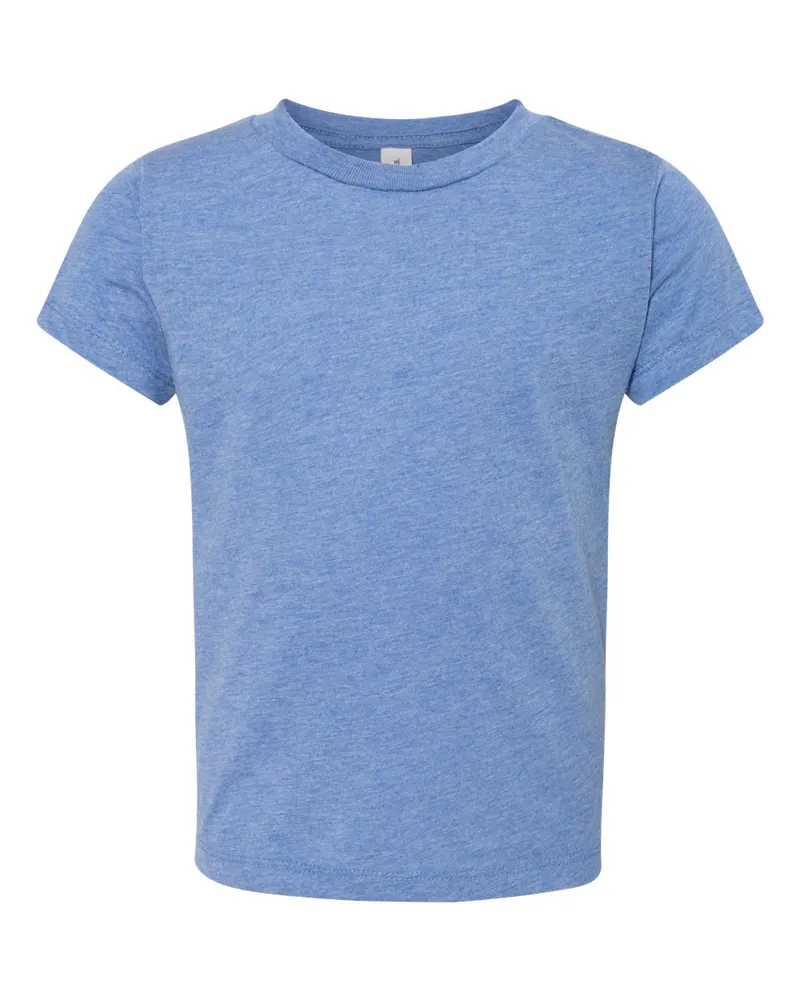 BELLA + CANVAS BELLA + CANVAS Toddler Triblend Tee — Blue Triblend