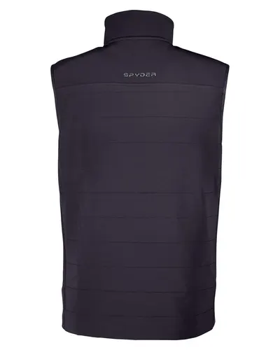 Spyder Spyder Men's Axis Insulated Vest in Black, back view
