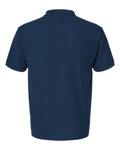 M&O M&O Soft Touch Polo in Bright Navy, back view