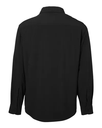 CORE365 CORE365 Men's Ultra UVP® Marina Shirt in Black, back view