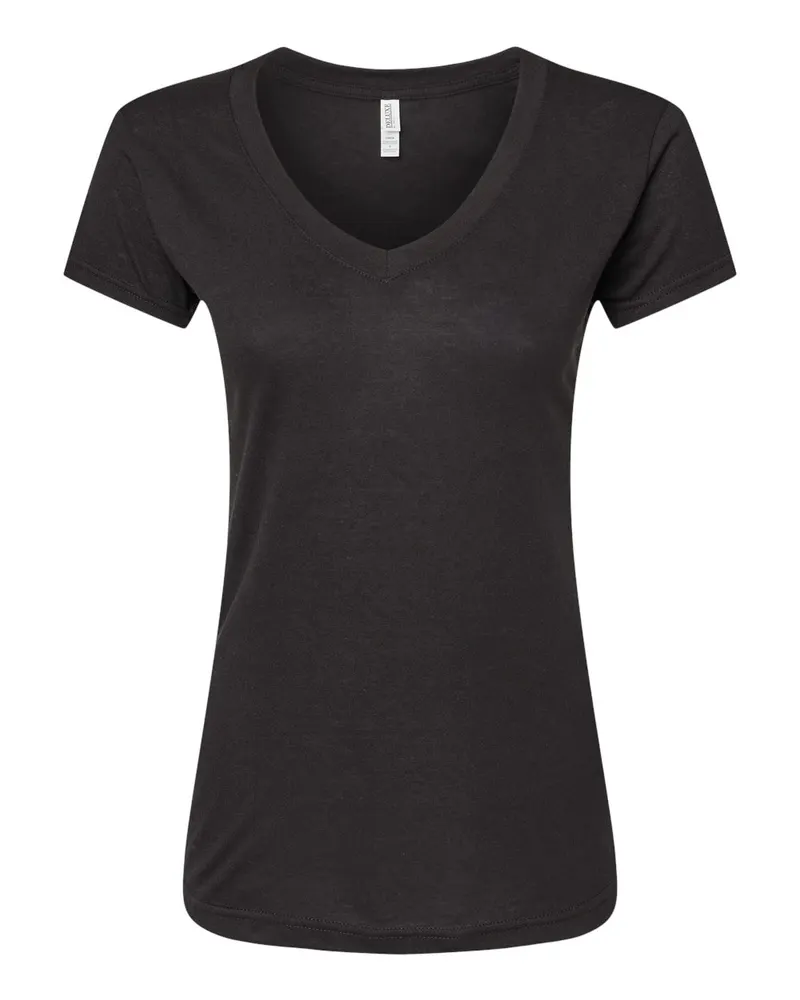 M&O M&O Women's Deluxe Blend V-Neck T-Shirt — Black