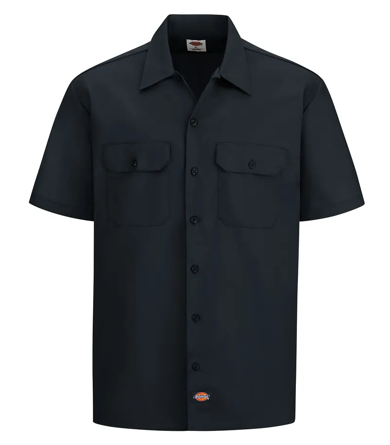 Dickies® DICKIES® TRADITIONAL SHORT SLEEVE WORK SHIRT — Black