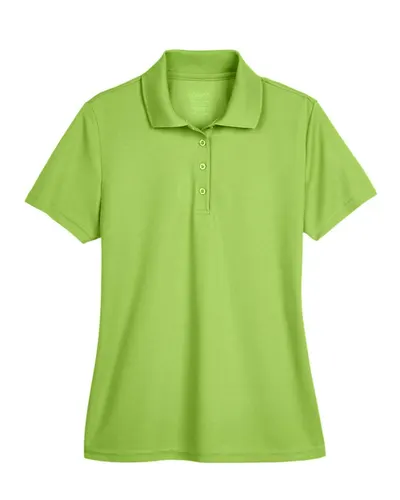 CORE365 CORE365 Women's Origin Performance Piqué Polo in Acid Green, front view