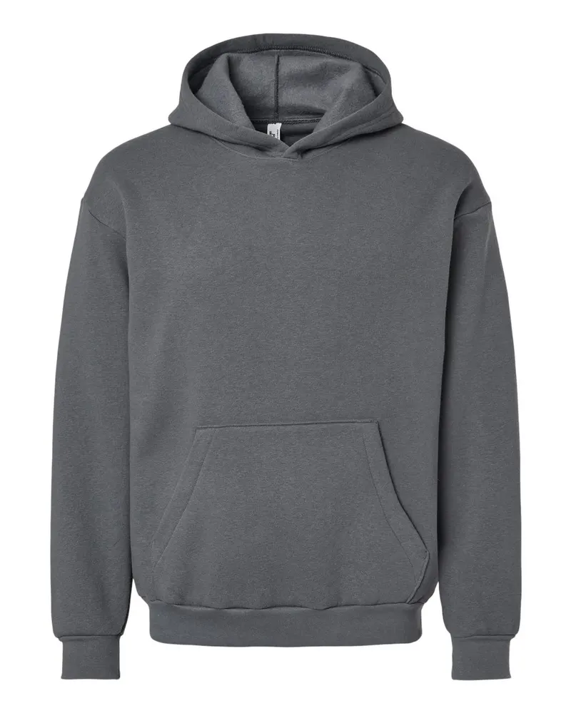 American Apparel American Apparel Unisex ReFlex Fleece Hoodie Sweatshirt — Asphalt