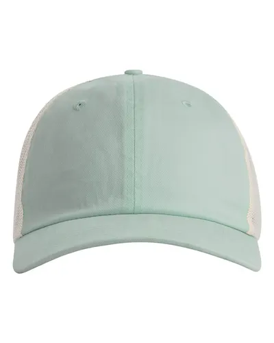 Comfort Colors Comfort Colors Sunwashed Trucker Cap in Bay, front view