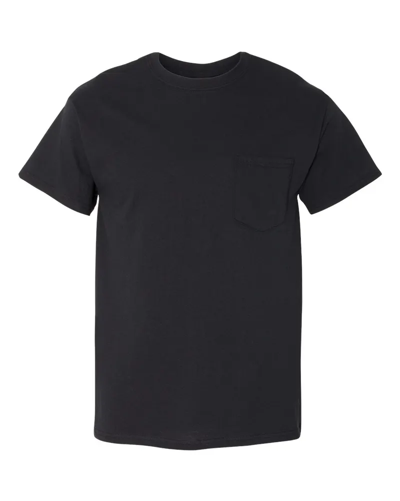 Gildan Gildan Unisex Heavy Cotton™ Pocket T-Shirt — Black