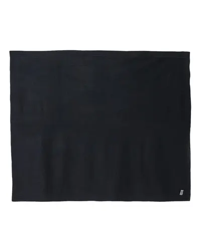 Gildan Gildan Heavy Blend™ Fleece Stadium Blanket in Black, back view