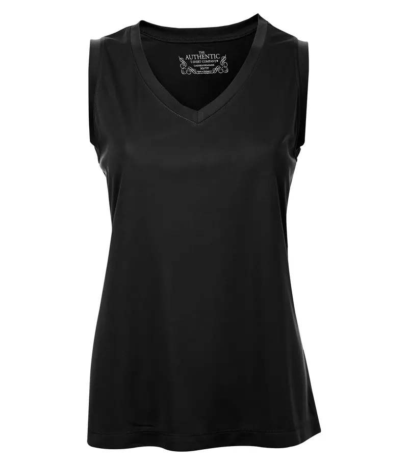 ATC™ ATC™ PRO TEAM SLEEVELESS V-NECK LADIES' TEE — Black