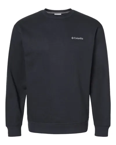 Columbia Columbia Men's Hart Mountain™ II Crewneck Sweatshirt in Black, front view