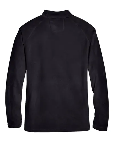 Team 365 Team 365 Men's Campus Microfleece Jacket in Black, back view