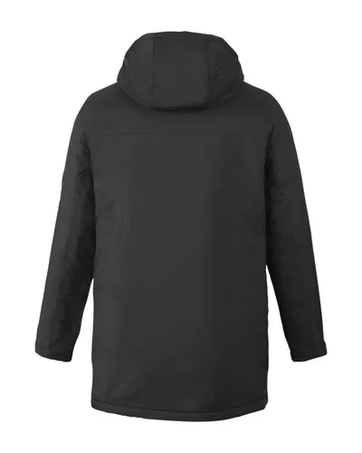 CORE365 CORE365 Men's Inspire 3-in-1 Jacket with Insulated Liner in Black/ Carbon, back view