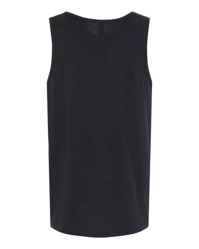 Gildan Gildan Unisex Softstyle® Tank Top in Black, back view