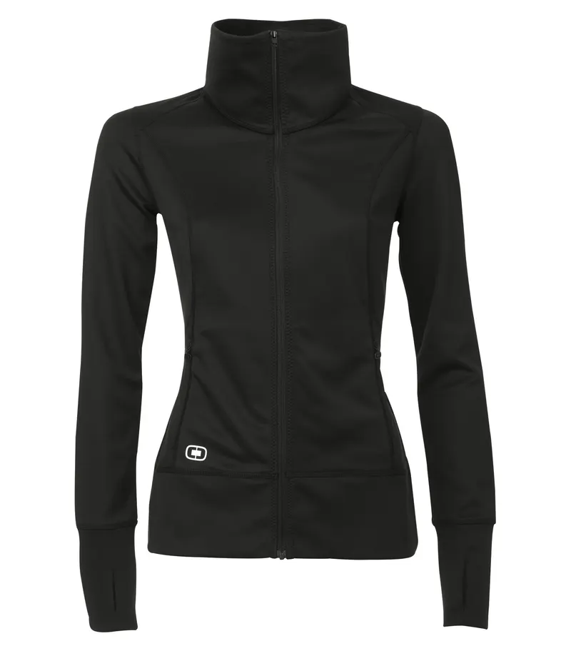 OGIO® OGIO® ENDURANCE FULCRUM LADIES' FULL ZIP — Blacktop