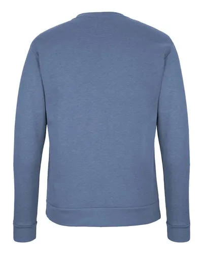 Next Level Next Level Unisex Malibu Crewneck Sweatshirt in Heather Bay Blue, back view
