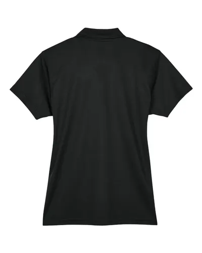Team 365 Team 365 Women's Command Snag Protection Polo in Black, back view