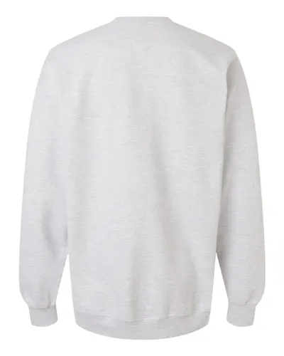 Gildan Gildan Unisex Softstyle® Midweight Crewneck Sweatshirt in Ash, back view