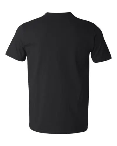 Gildan Gildan Unisex Softstyle® V-Neck T-Shirt in Black, back view