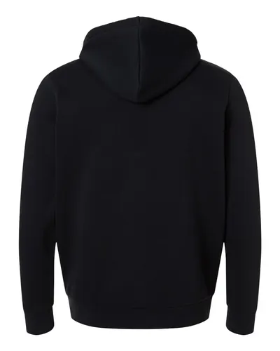 Under Armour Under Armour Men's Icon Fleece Hooded Full-Zip in Black/ White, back view