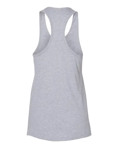 BELLA + CANVAS BELLA + CANVAS Women's Jersey Racerback Tank in Athletic Heather, back view