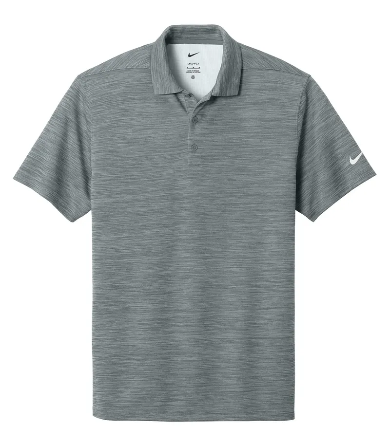 Nike NIKE Dri-FIT STRIATED POLO — Cool Grey