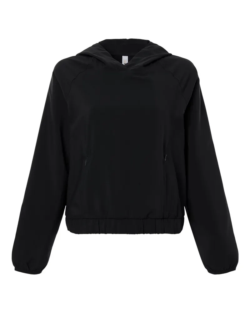 CORE365 CORE365 Women's UltraUVP Shoreline Long Sleeve Hooded Pullover — Black