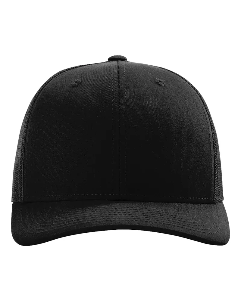 Richardson Richardson Snapback Trucker Cap — Black