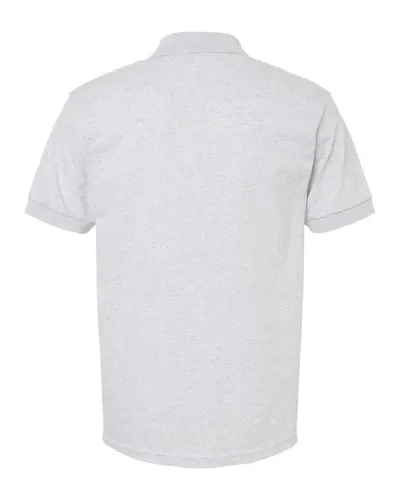 Gildan Gildan Unisex DryBlend® Polo in Ash, back view