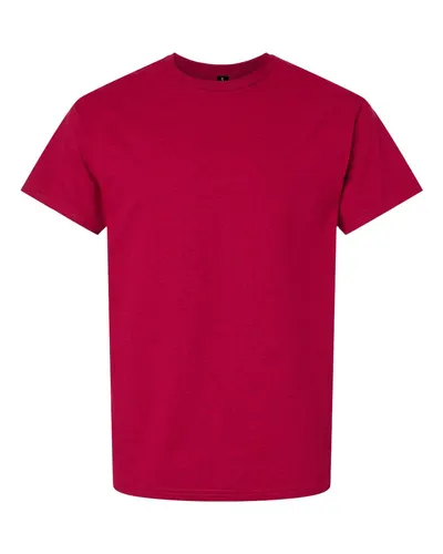 Gildan Gildan Unisex Ultra Cotton® T-Shirt in Antique Cherry Red, front view