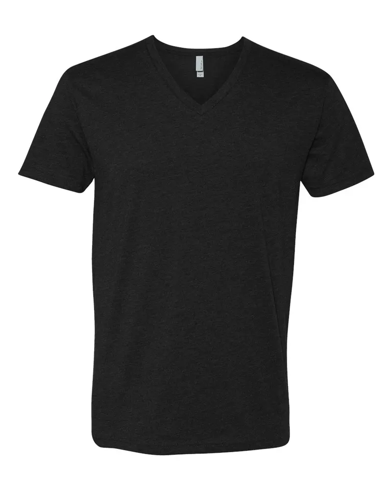 Next Level Next Level Unisex CVC V-Neck Tee — Black