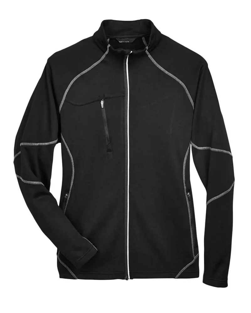 North End North End Men's Gravity Performance Fleece Jacket — Black