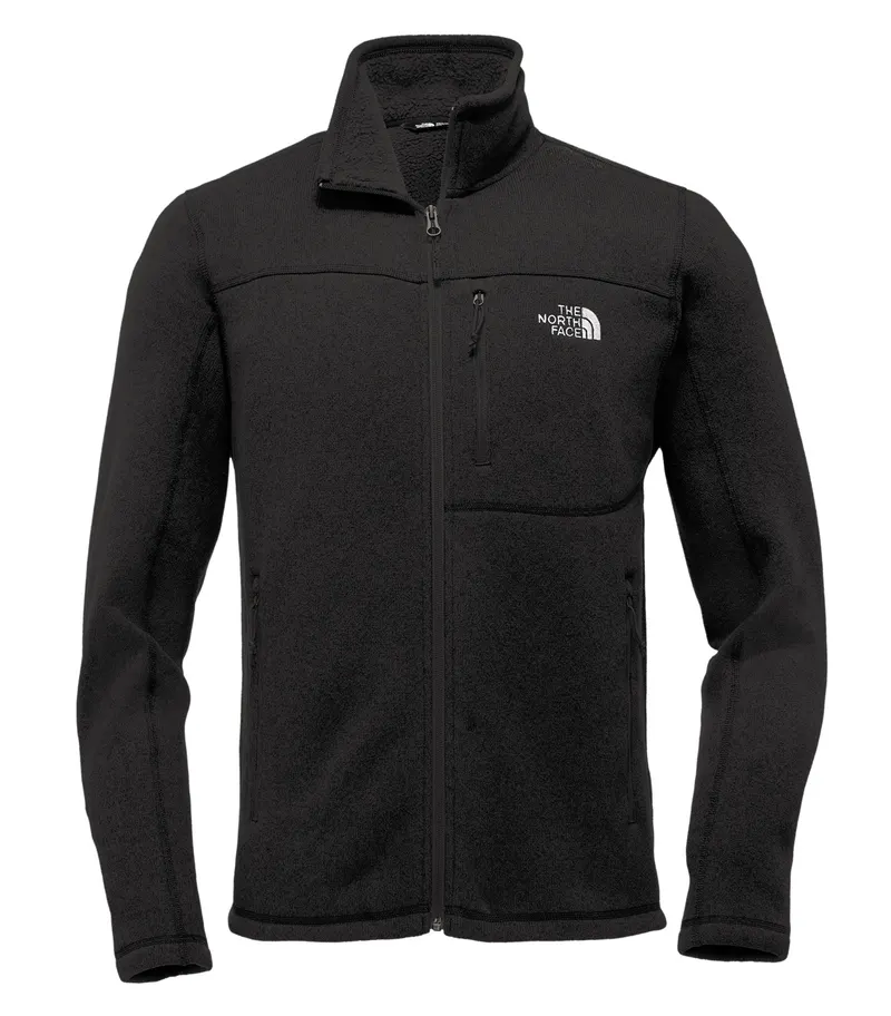 The North Face® THE NORTH FACE® SWEATER FLEECE JACKET — Black Heather