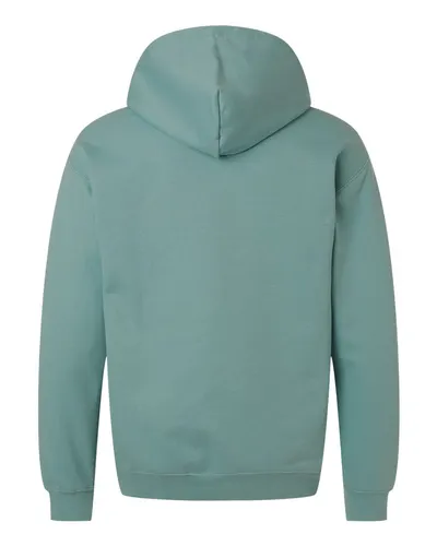 Gildan Gildan Unisex Softstyle® Midweight Hooded Sweatshirt in Aquatic, back view